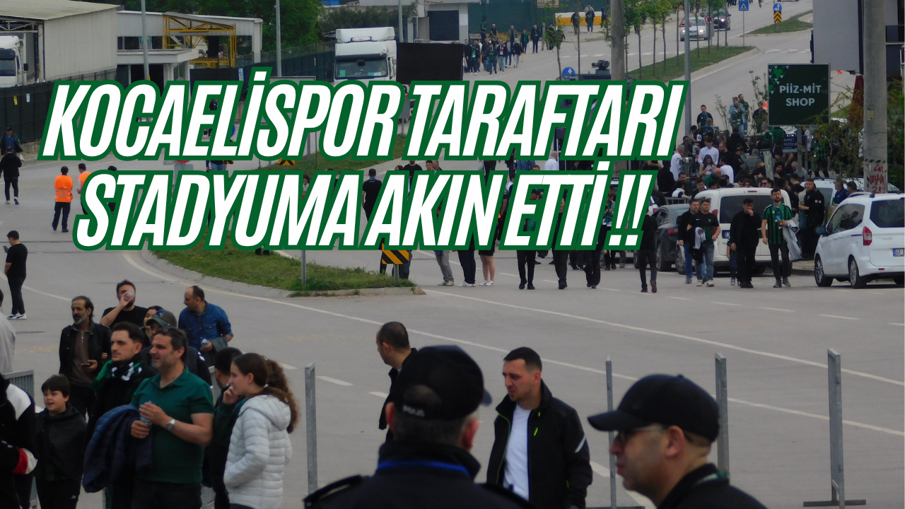 Kocaelispor Taraftarı Stadyuma Akın Etti !!