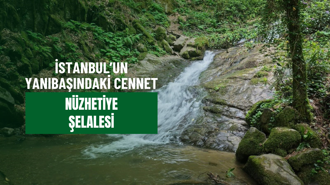 İstanbul'un Yanı Başındaki Cennet: Nüzhetiye Şelalesi Haziranda Bir Başka Güzel