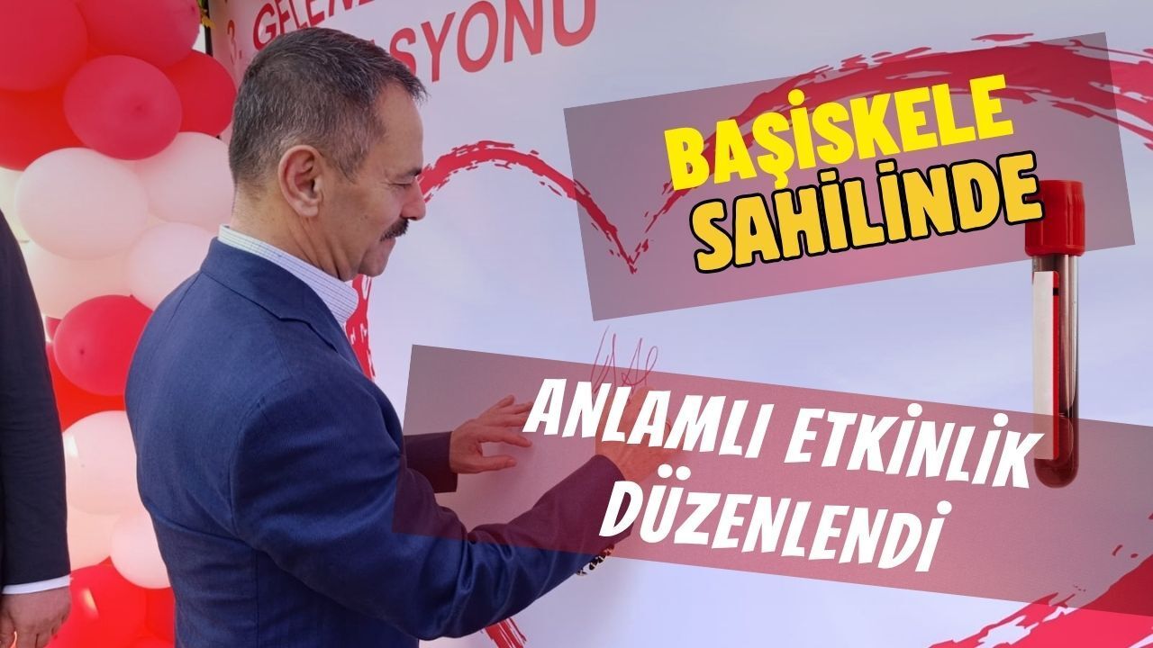 BAŞİSKELE SAHİLİNDE ANLAMLI ETKİNLİK DÜZENLENDİ