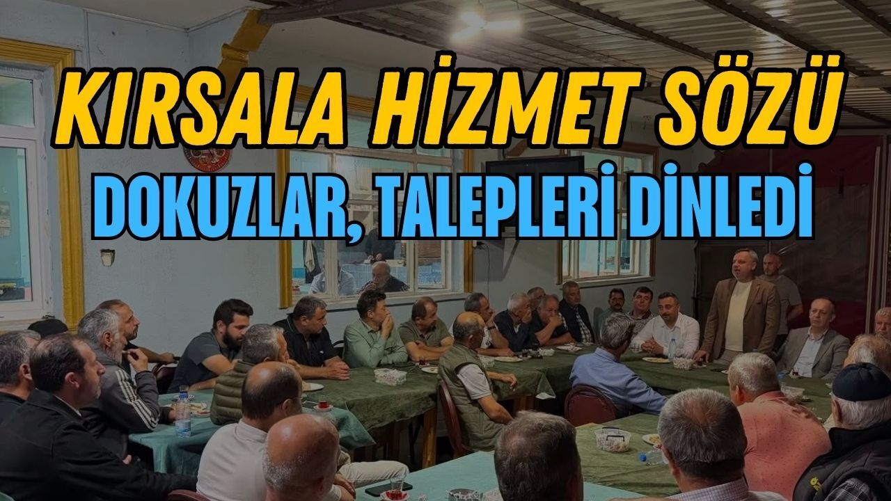 Kırsala Hizmet Sözü: Halil Güngör Dokuzlar İzmit'te Köy Muhtarlarının Taleplerini Dinledi