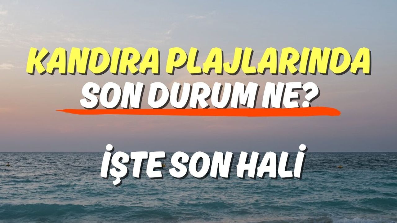 Kandıra Plajlarında Son Durum Ne? İşte Son Hali