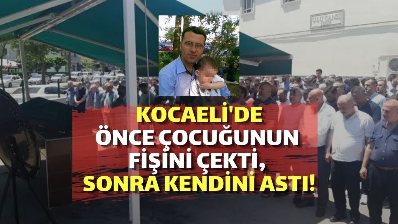 Kocaeli'de Yürek Yakan Olay: Önce Çocuğunun Fişini Çekti, Sonra Kendini Astı!