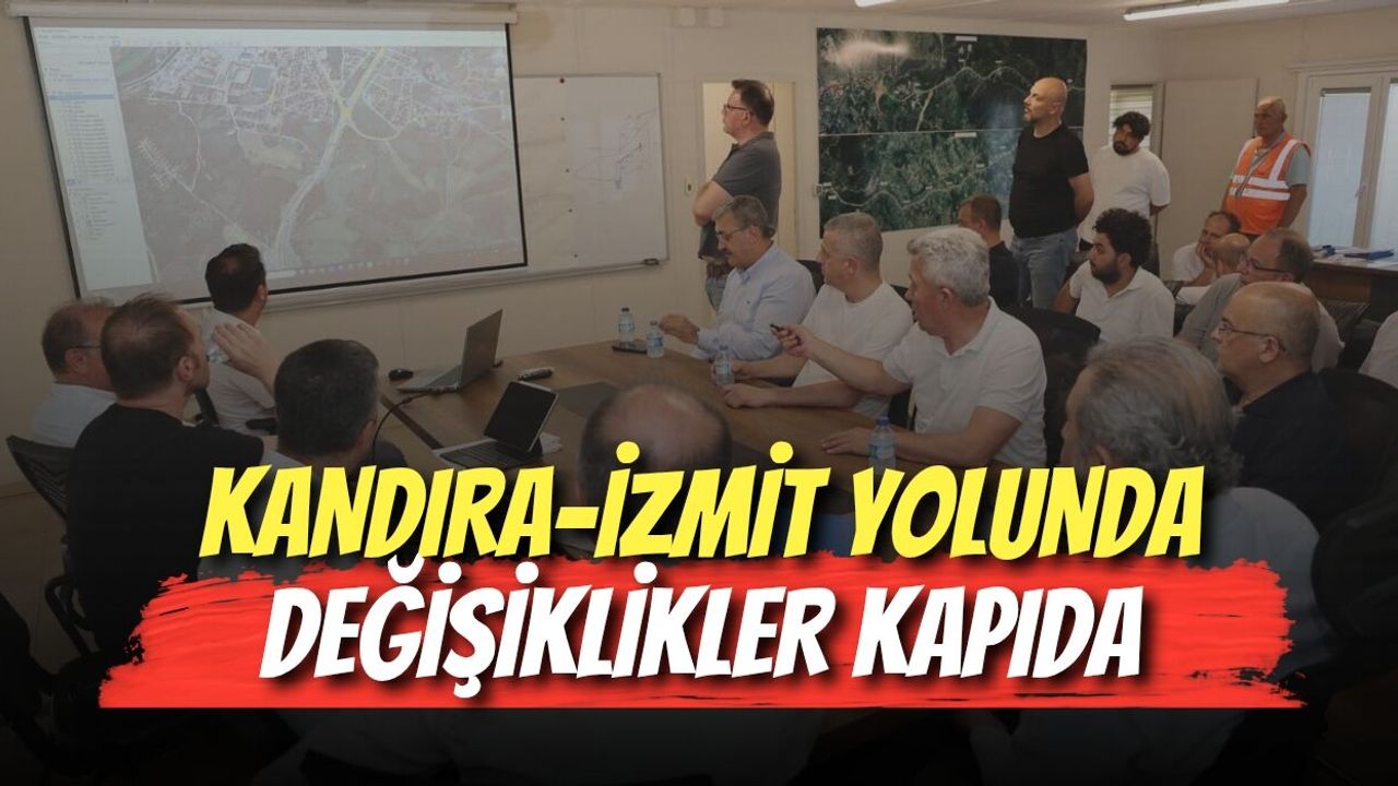 Kandıra-İzmit Yolunda Değişiklikler Kapıda