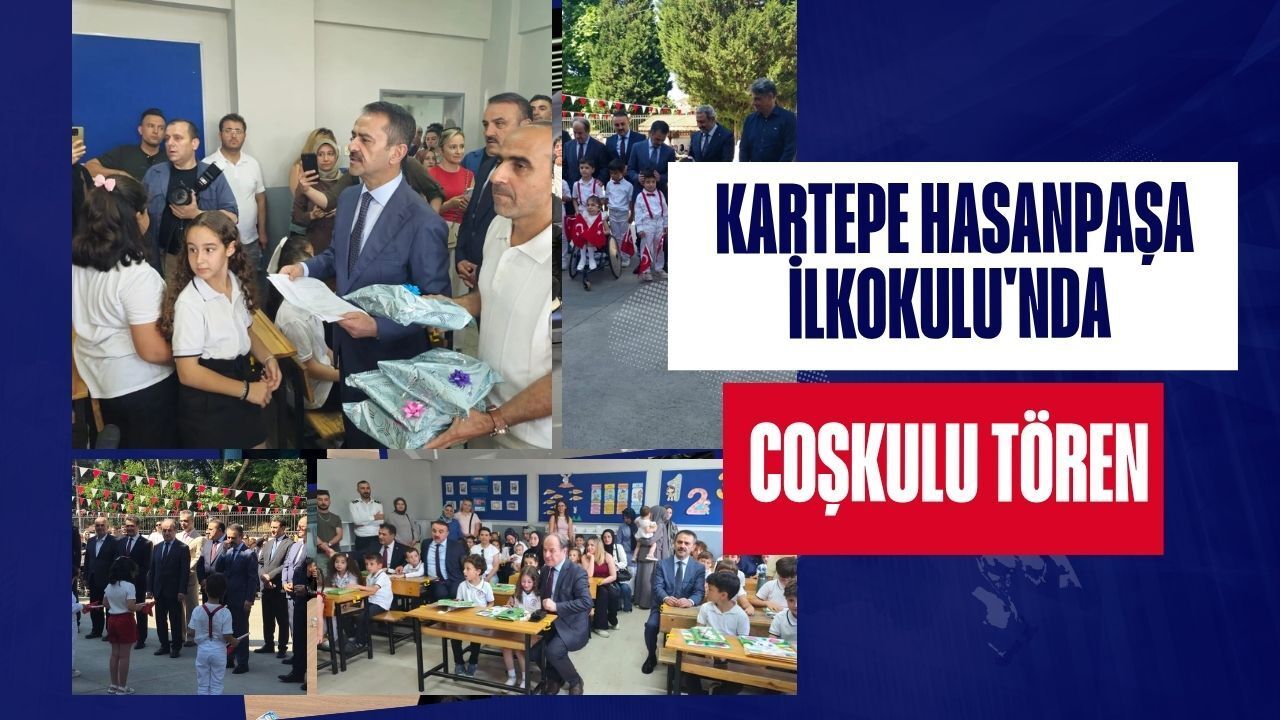 Kartepe Hasanpaşa İlkokulu'nda Coşkulu Tören: Vali İlhami Aktaş ve Kent Protokolü Çocukların Mutluluğunu Paylaştı!