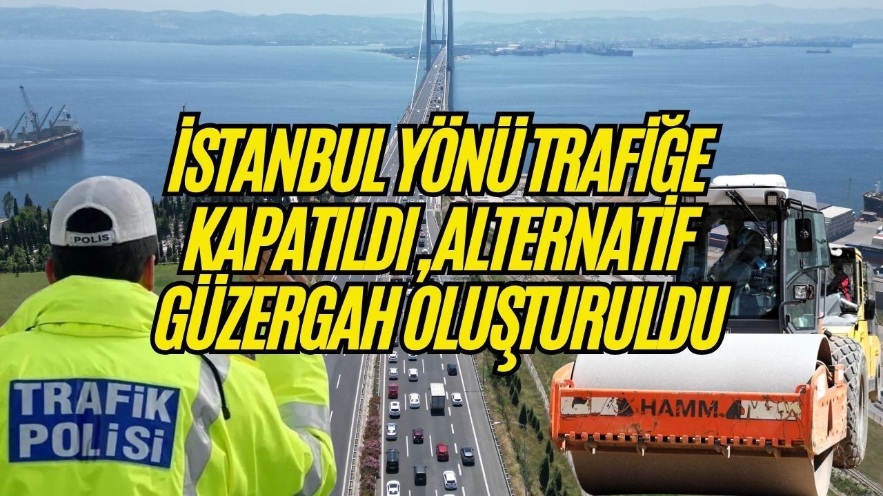 Kocaeli’de Sürücülere Kötü Haber: TEM Otoyolu İstanbul Yönü Kapatıldı! İşte Alternatif Yollar