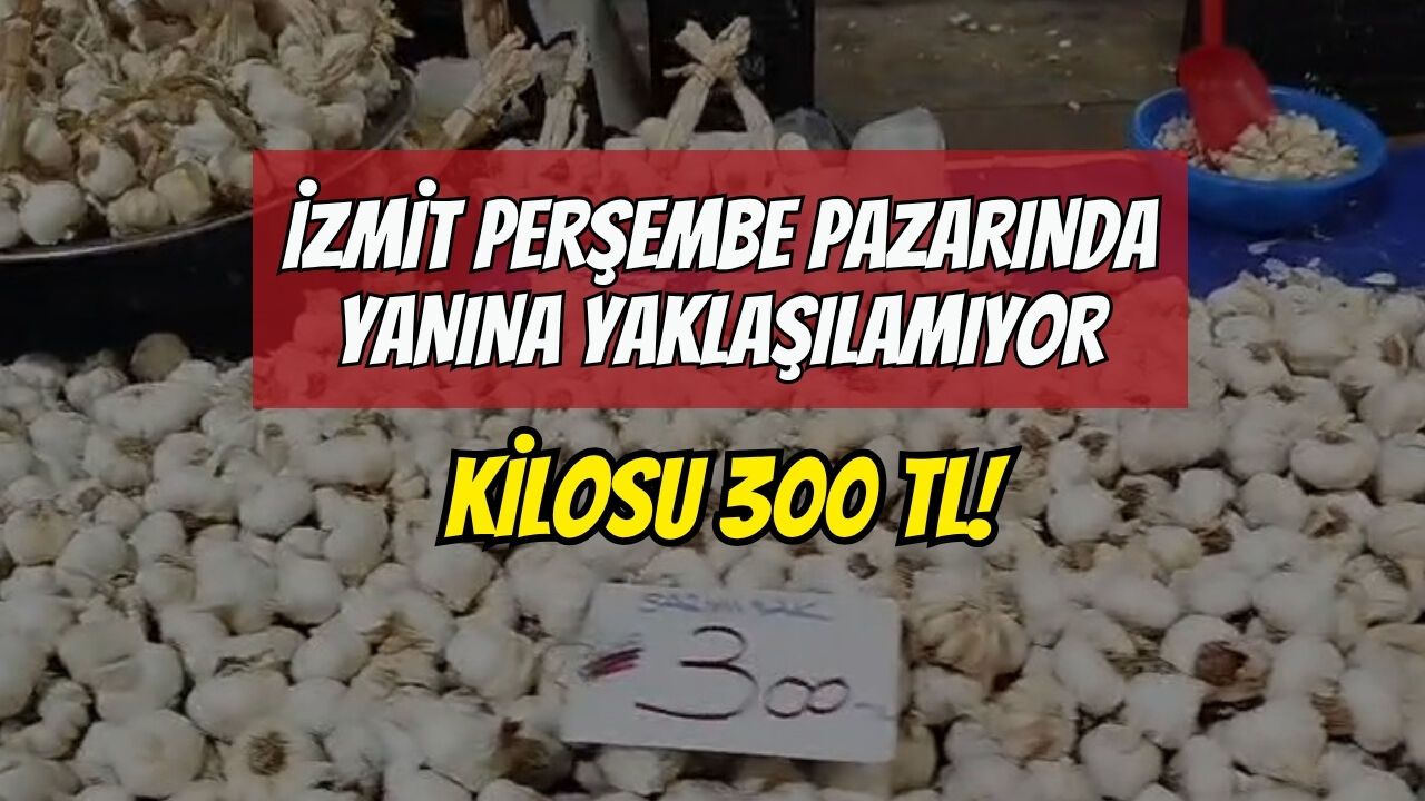 İzmit Perşembe Pazarında Yanına Yaklaşılamıyor: Kilosu 300 TL!