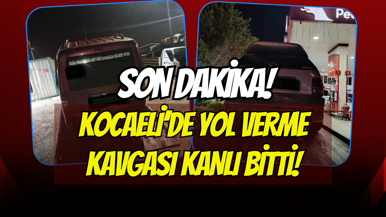 Kocaeli’de Yol Verme Kavgası Kanlı Bitti: 3 Yaralı, 5 Şüpheliye Toplam 900 Bin TL Ceza!