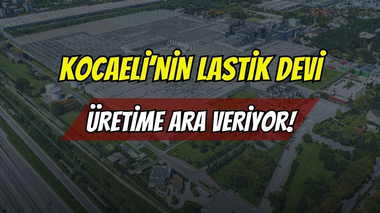 Kocaeli'nin Lastik Devi Brisa, Üretime Ara Veriyor