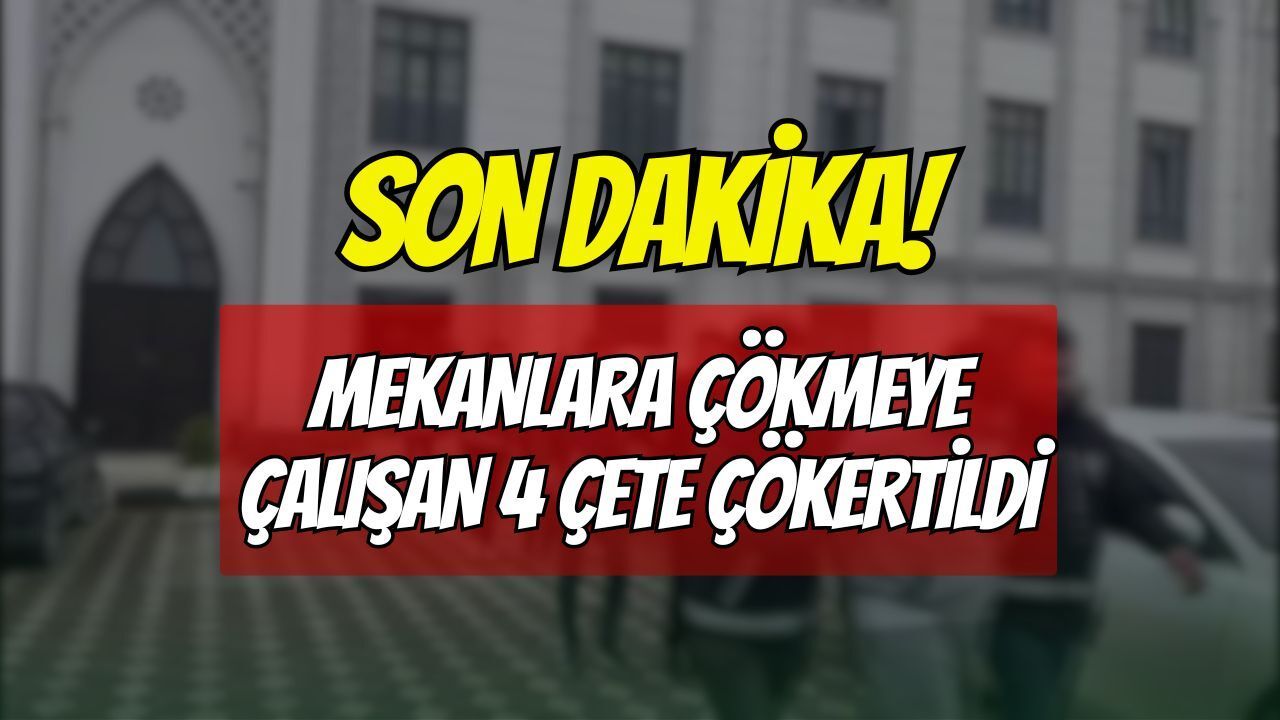 KOCAELİ’DE MAFYAYA ŞAFAK DARBESİ: MEKANLARA "ÇÖKMEYE" ÇALIŞAN 4 ÇETE ÇÖKERTİLDİ!