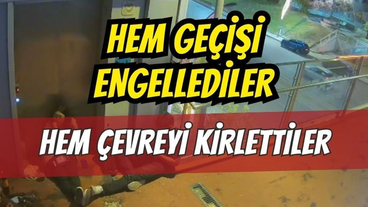 Asansörün önünü kapattılar, çekirdek kabuklarını yere attılar: Büyükşehir’den duyarlılık çağrısı