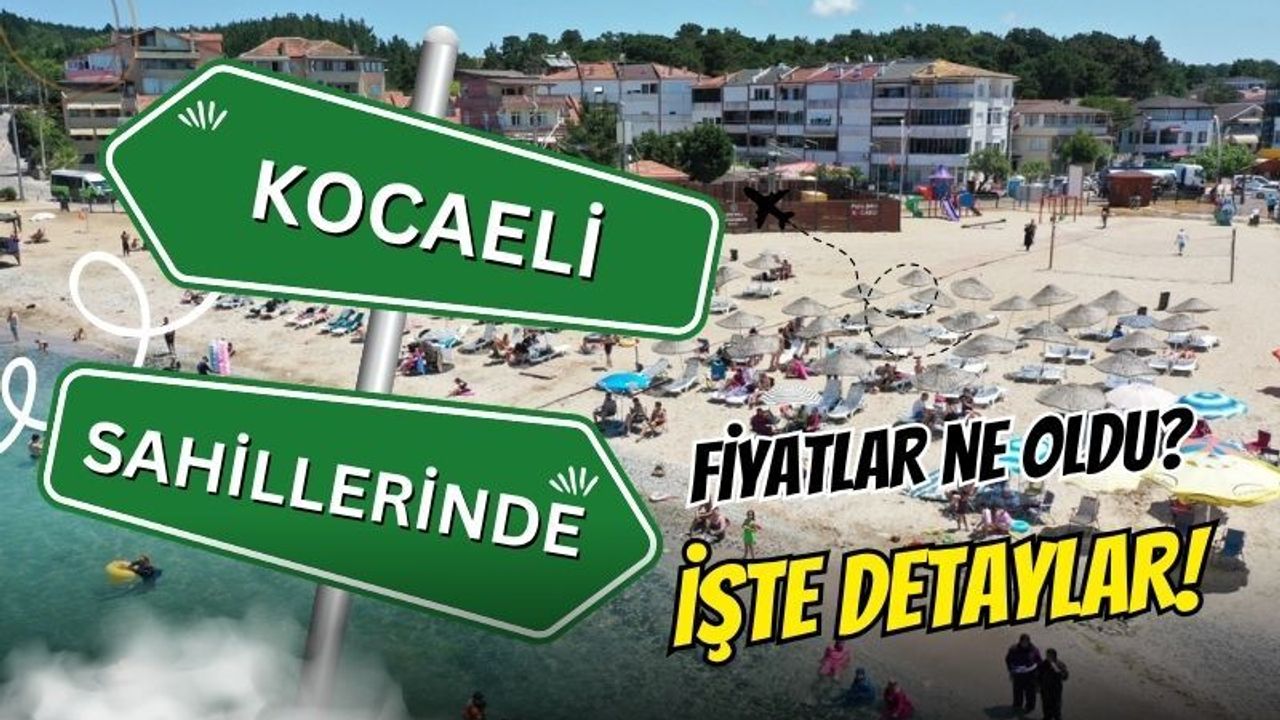 Kocaeli Sahillerinde Yeni Sezon Açıldı! İşte İlçe İlçe Güncel Plaj, Otopark ve Kamp Ücretleri