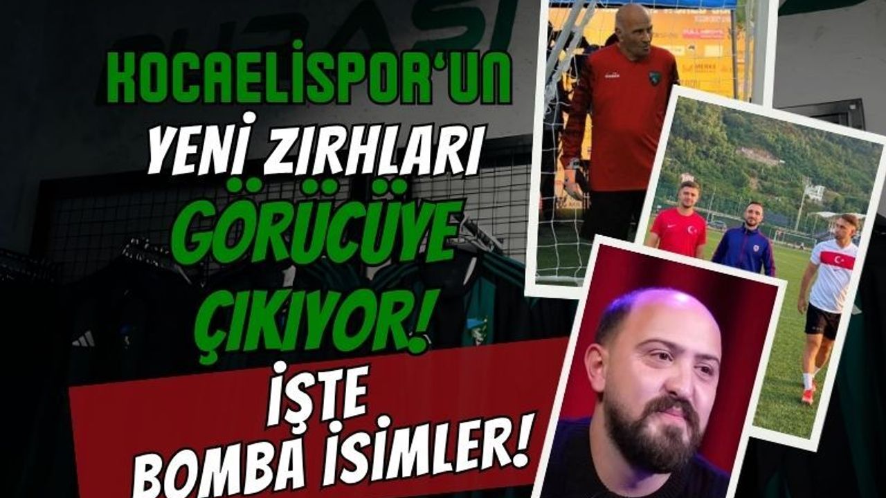 KOCAELİSPOR’UN YENİ SEZON ZIRHLARI GÖRÜCÜYE ÇIKIYOR: LANSMAN FİLMİNDEKİ İSİMLER BOMBA!