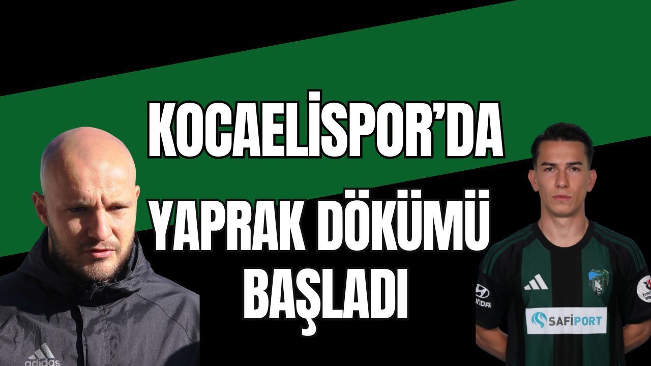 Kocaelispor'da Yaprak Dökümü Başladı! İki Tecrübeli İsimle Yollar Resmen Ayrıldı