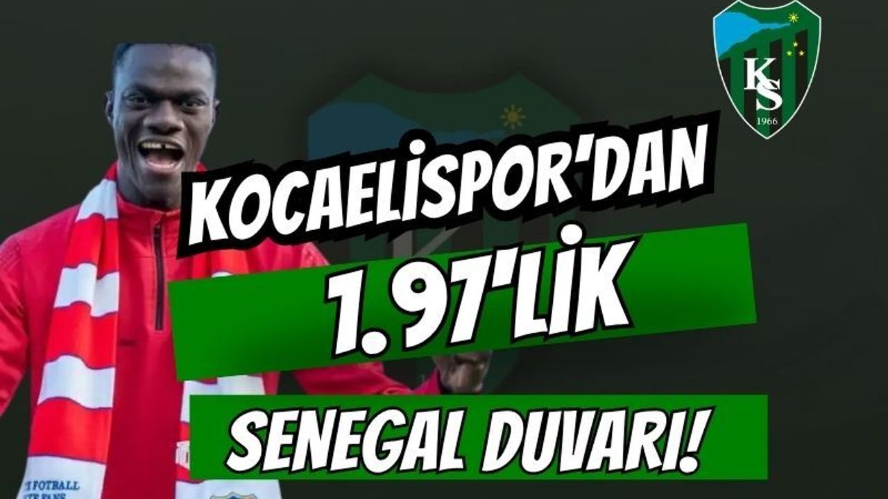Kocaelispor’dan 1.97'lik Senegal Duvarı! Avrupa’nın Peşindeki Mame Alassane Niang Körfez'in Radarında