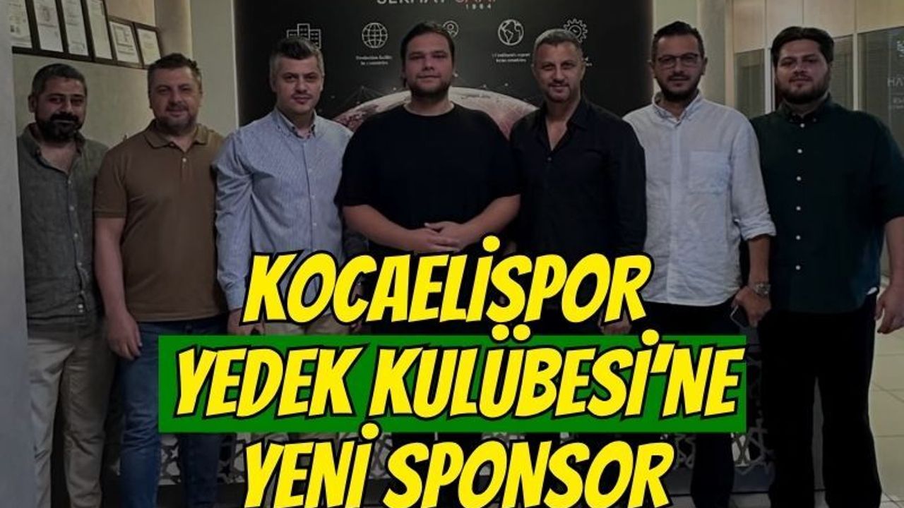 Kocaelispor Yedek Kulübesi Serhat Saat'e Emanet