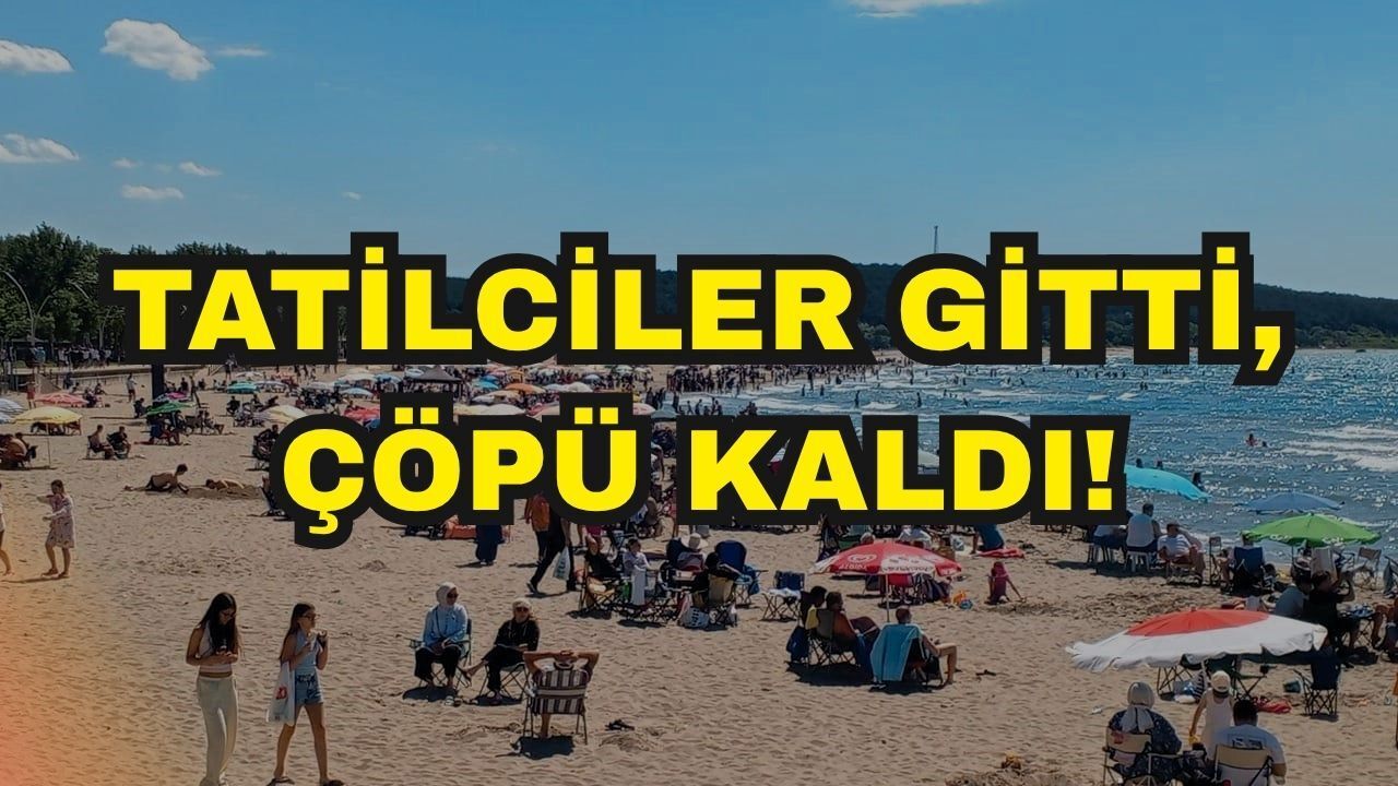 Tatilciler Gitti, Çöpü Kaldı! Kandıra Plajlarında Kurban Bayramı Mesaisi