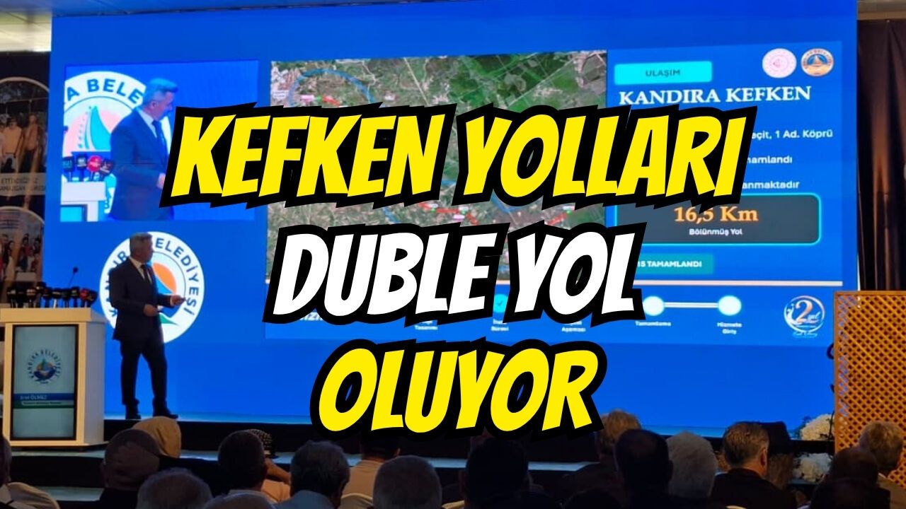 Kefken Yolları Duble Yol Oluyor!