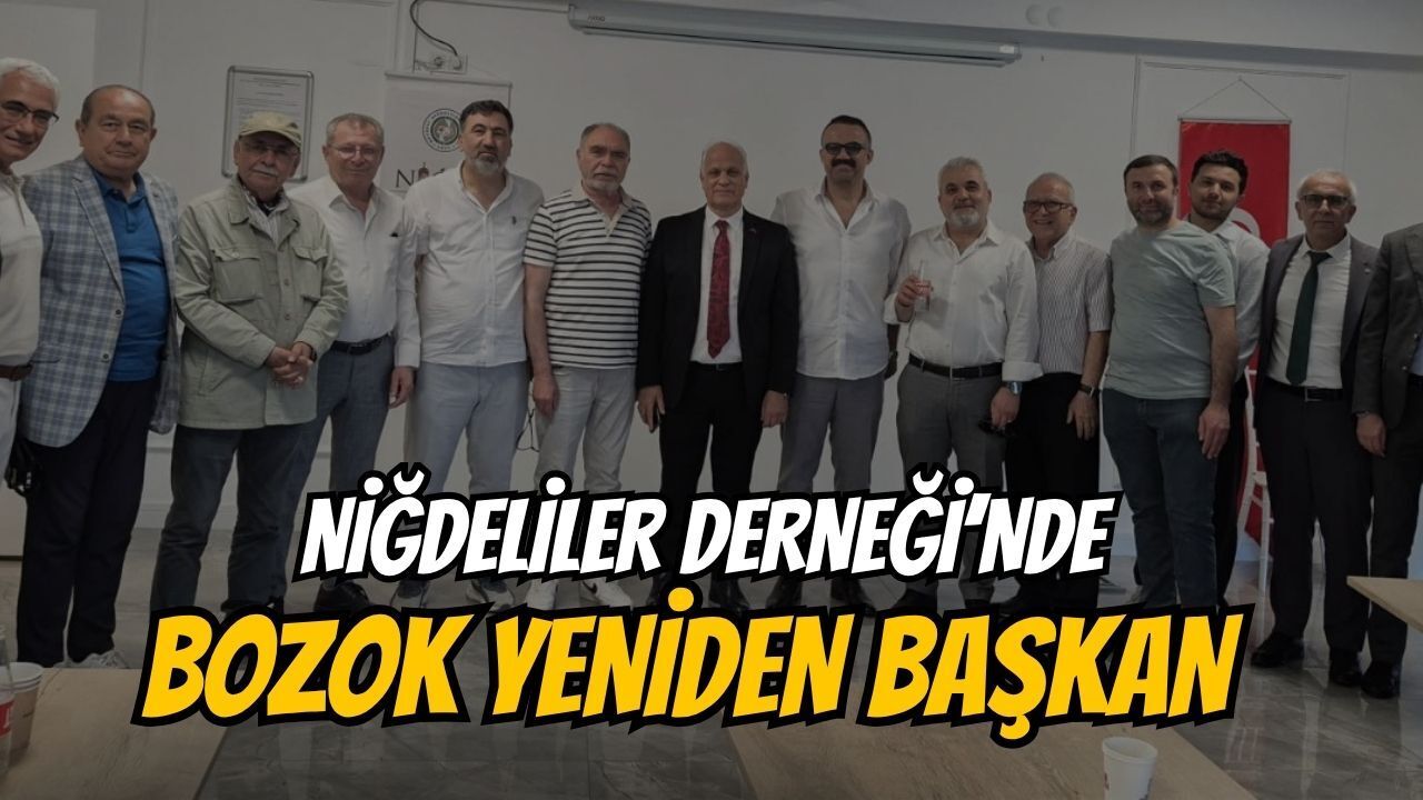 Kocaeli Niğdeliler Derneği'nde Bozok Yeniden Başkan
