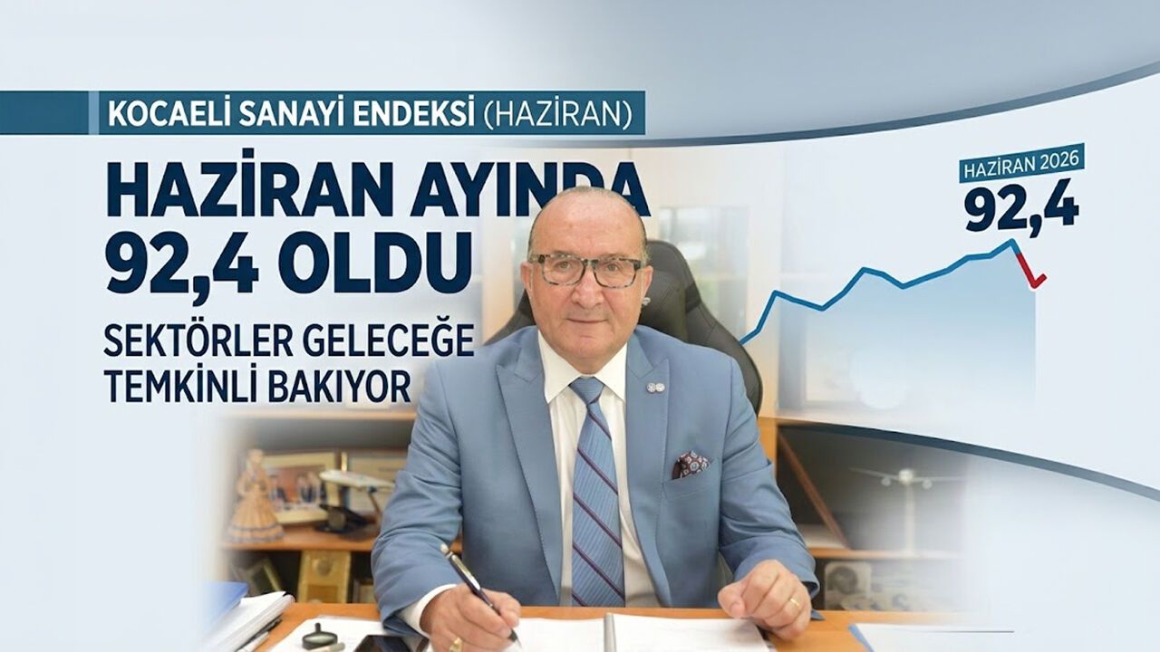 Kocaeli Sanayi Endeksi Haziran Ayında 92,4 Oldu: Sektörler Geleceğe Temkinli Bakıyor