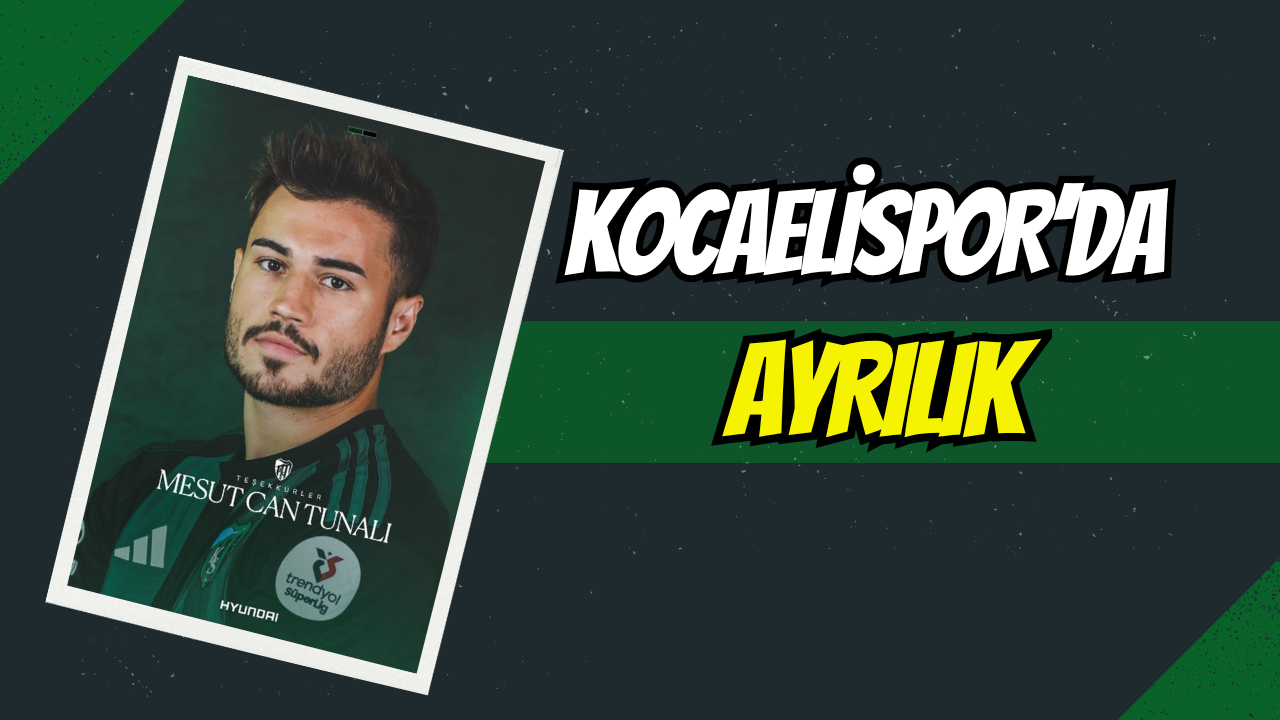 Kocaelispor, Orta Saha Oyuncusu Mesut Can Tunalı’nın Sözleşmesini Karşılıklı Feshetti!