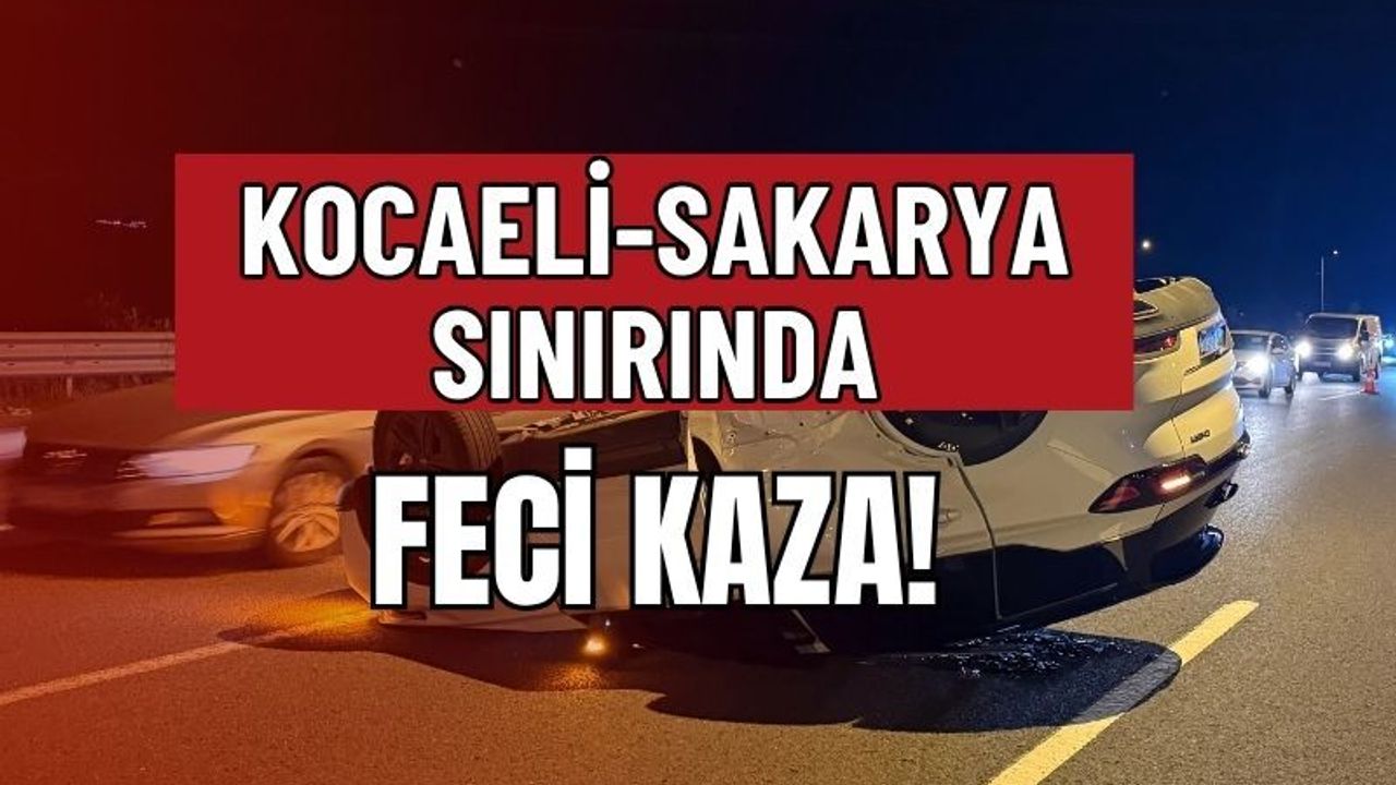 Kocaeli-Sakarya Sınırında Can Pazarı: Otomobille Çarpışan SUV Metrelerce Sürüklendi