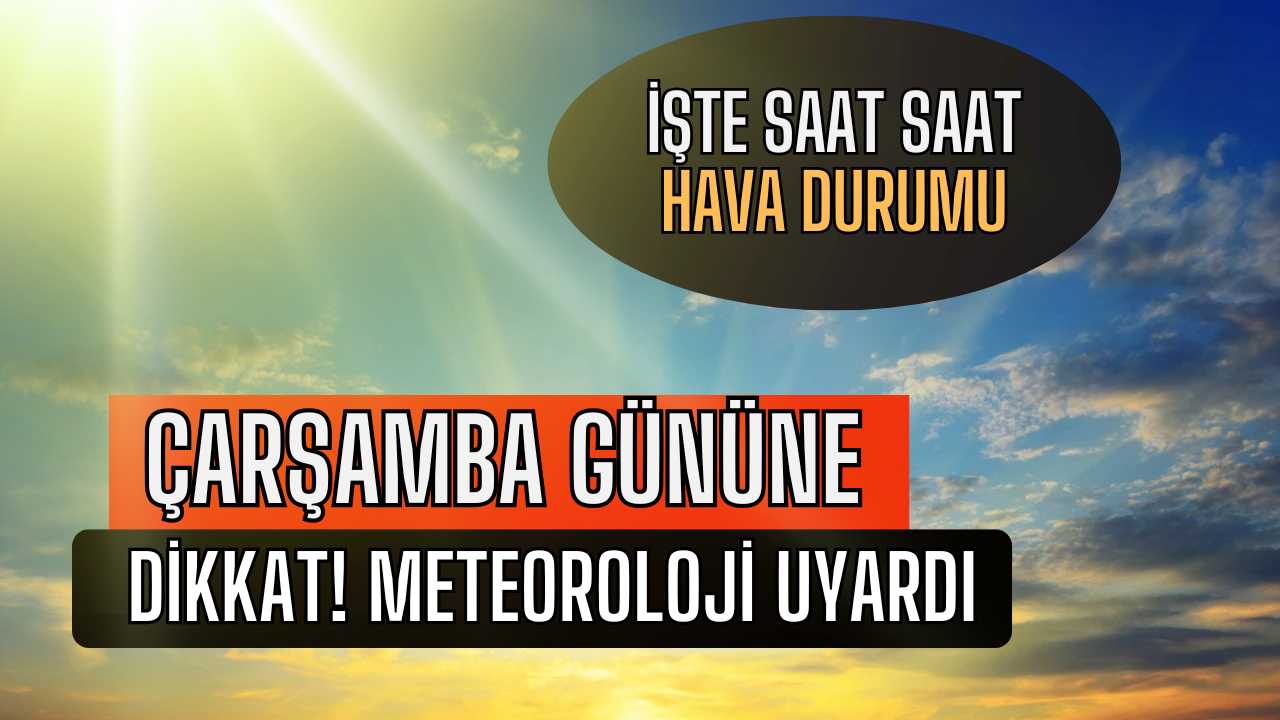 Kocaeli'de Çarşamba Günü Sıcaklık 31 Dereceyi Görecek! Meteoroloji Saat Saat Uyardı