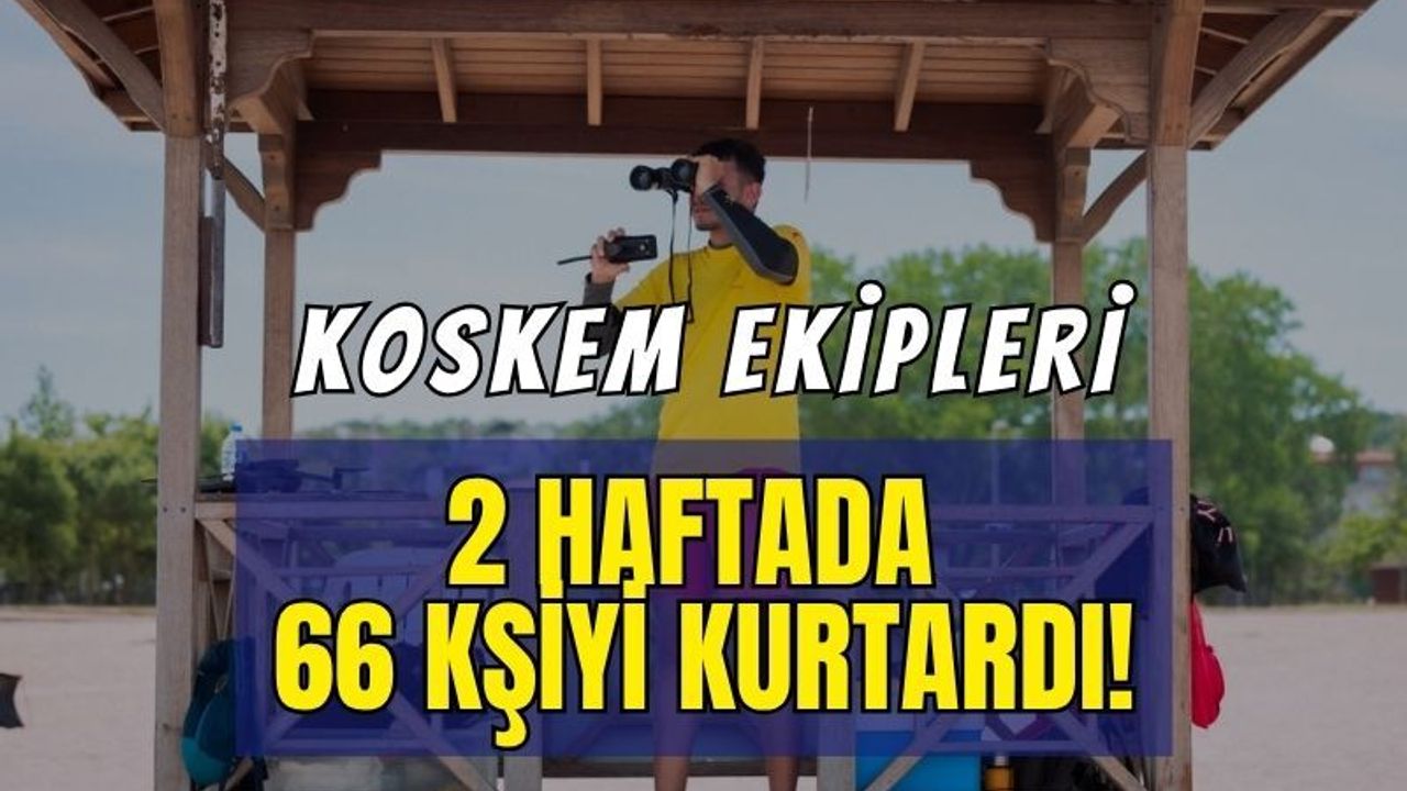 Kocaeli Sahillerinin Kahramanları KOSKEM Ekipleri İki Haftada 66 Vatandaşı Boğulmaktan Kurtardı!