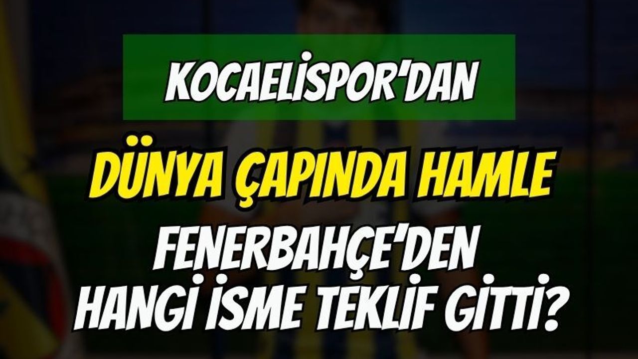 Kocaelispor'dan Savunmaya Dünya Çapında Takviye: Fenerbahçe'nin Mısırlı Stoperi Omar Fayed İçin Resmi Teklif Yapıldı!