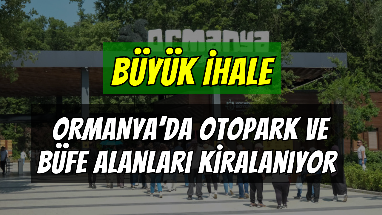 Ormanya'da Büyük İhale: Otopark ve Büfe Alanları Kiralanıyor