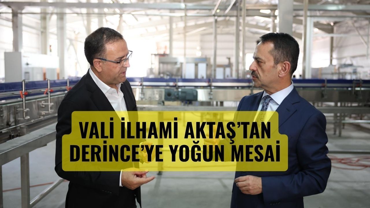 Derince'de Vali Hareketliliği: İlhami Aktaş İlçedeki Kamu Yatırımlarını Denetledi