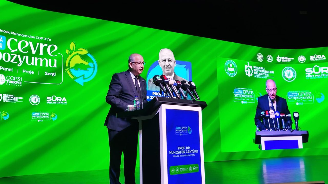 KOÜ Rektörü Cantürk: "Marmara'nın Geleceği Sağlık Meselesidir"