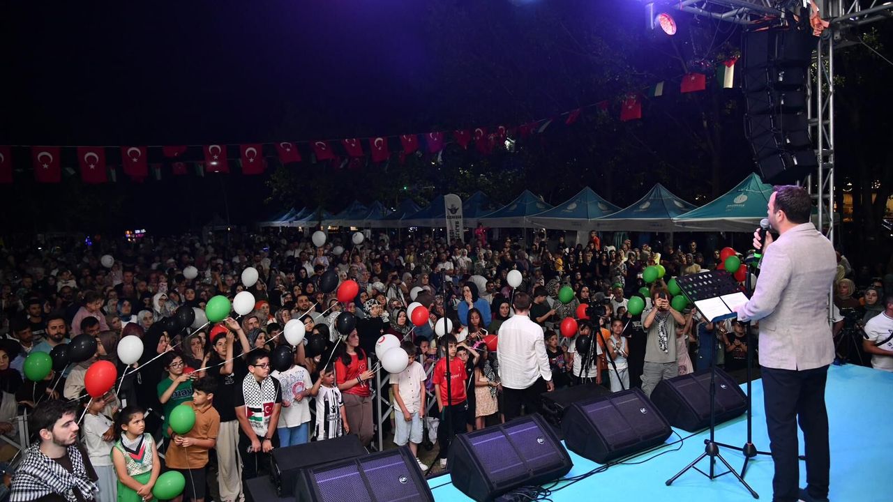 Başiskele’de Gazze İçin Tek Yürek