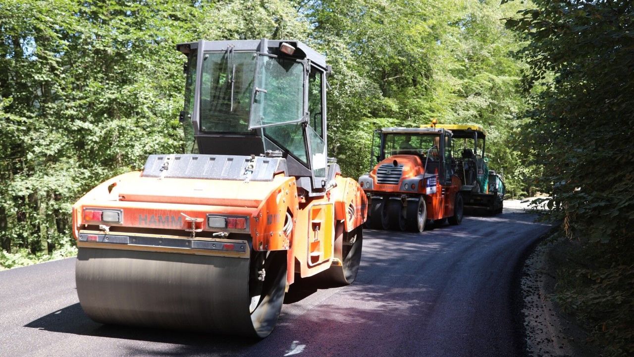Gölcük ile İznik arasındaki yol yenileniyor