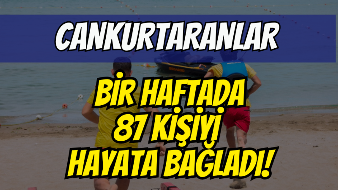 Kocaeli'de Cankurtaranlar bir haftada 87 kişiyi hayata bağladı!