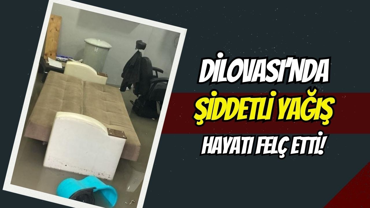 Dilovası'nda Şiddetli Yağış Hayatı Felç Etti: Alt Geçitler ve Ana Yollar Sular Altında Kaldı