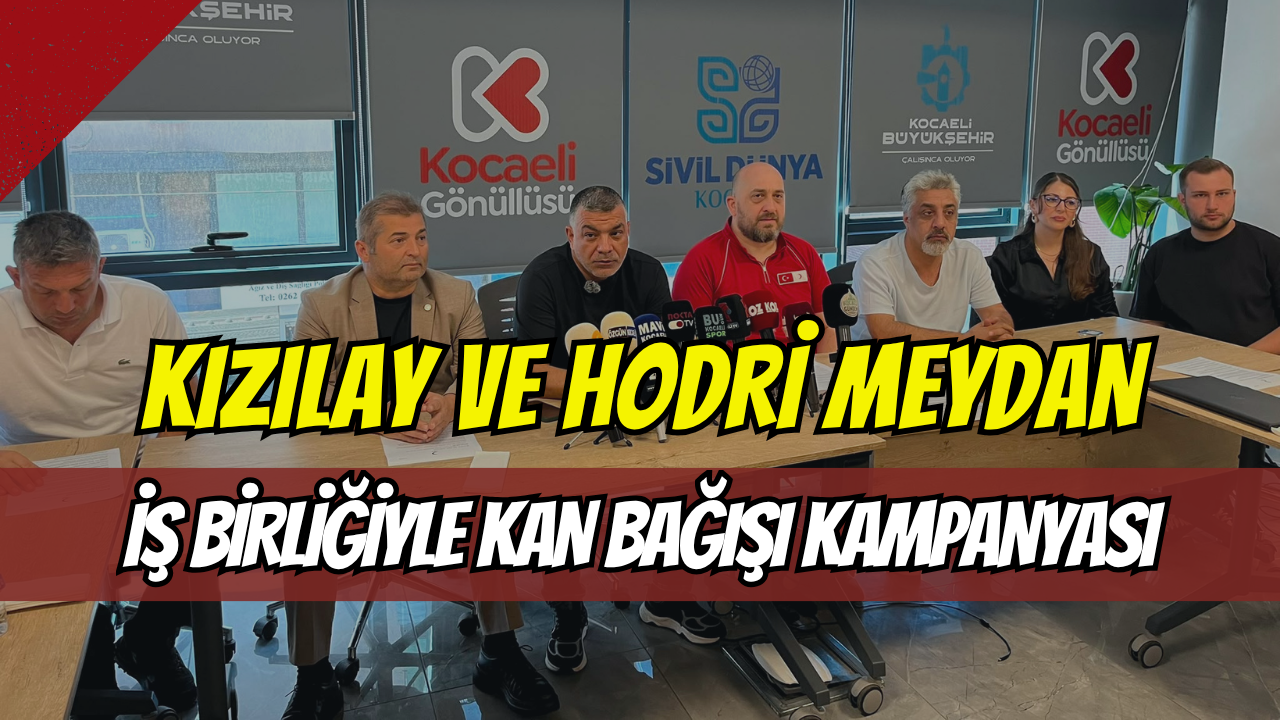 Kızılay ve Hodri Meydan iş birliğiyle gönüllü kan bağışı kampanyası!