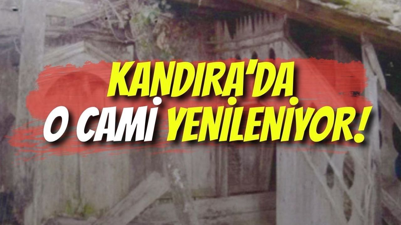 Kandıra’da O Cami Yenileniyor