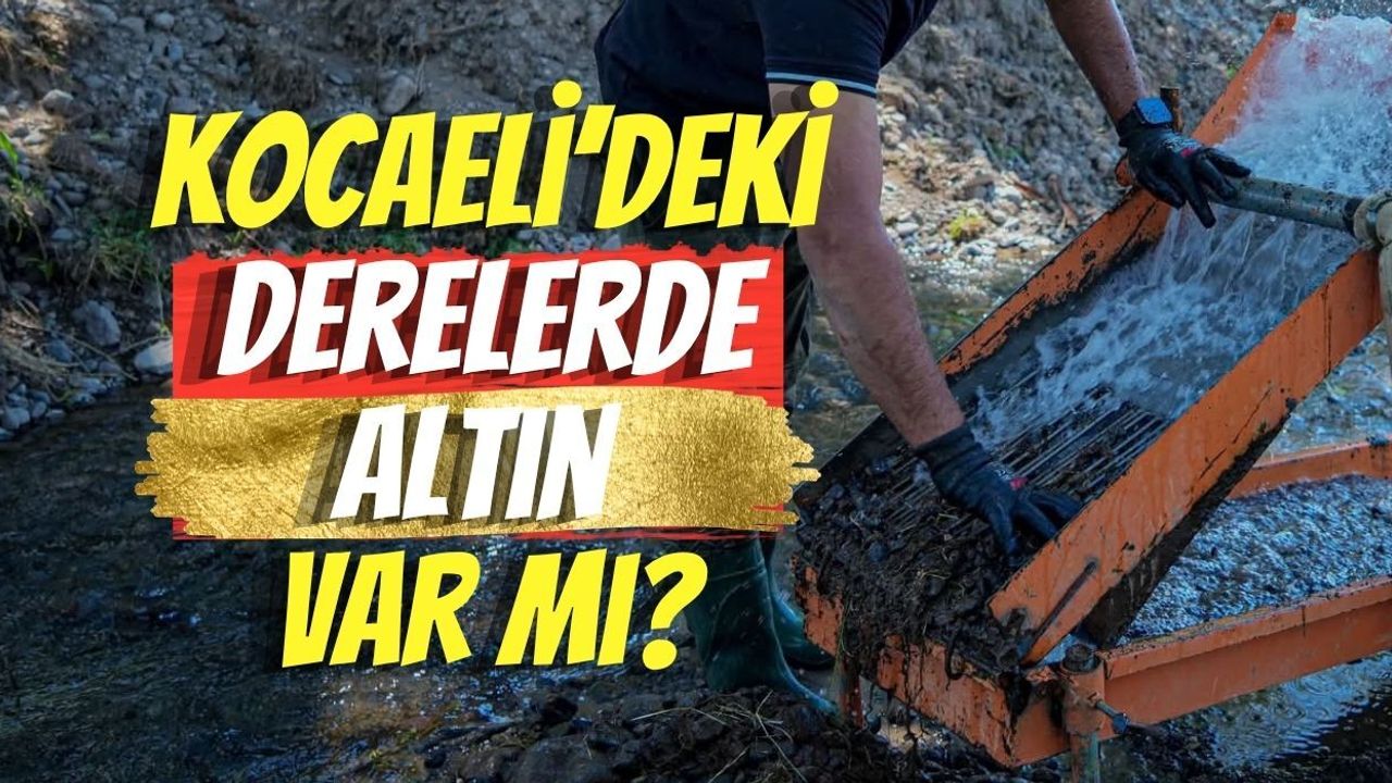 Kocaeli’deki Derelerde Altın Var Mı?