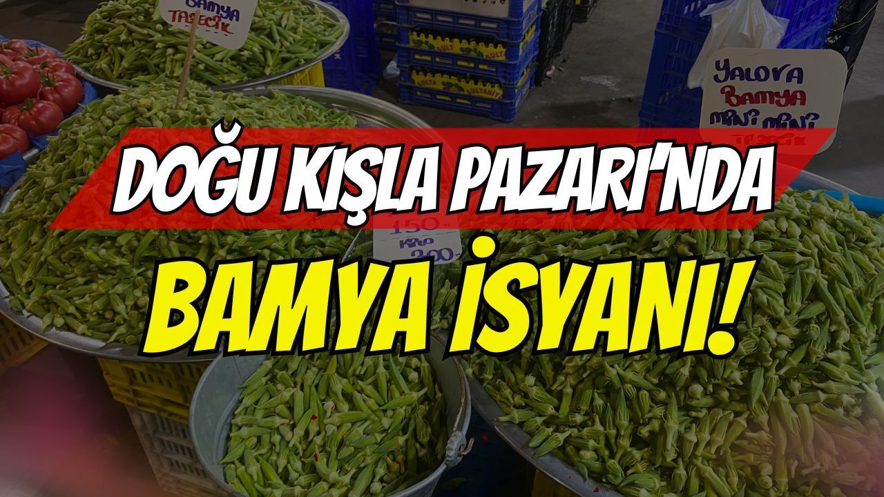 İzmit Pazarında Bamya İsyanı: Kolaysa Gel Sen Yetiştir!