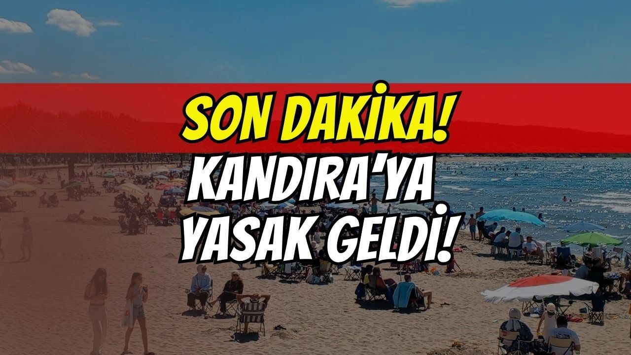 Kandıra'da olumsuz hava nedeniyle denize girmek yasaklandı