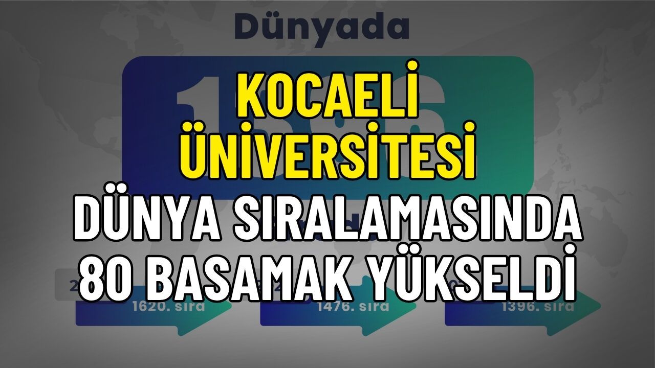 Kocaeli Üniversitesi Dünya Sıralamasında 80 Basamak Yükseldi