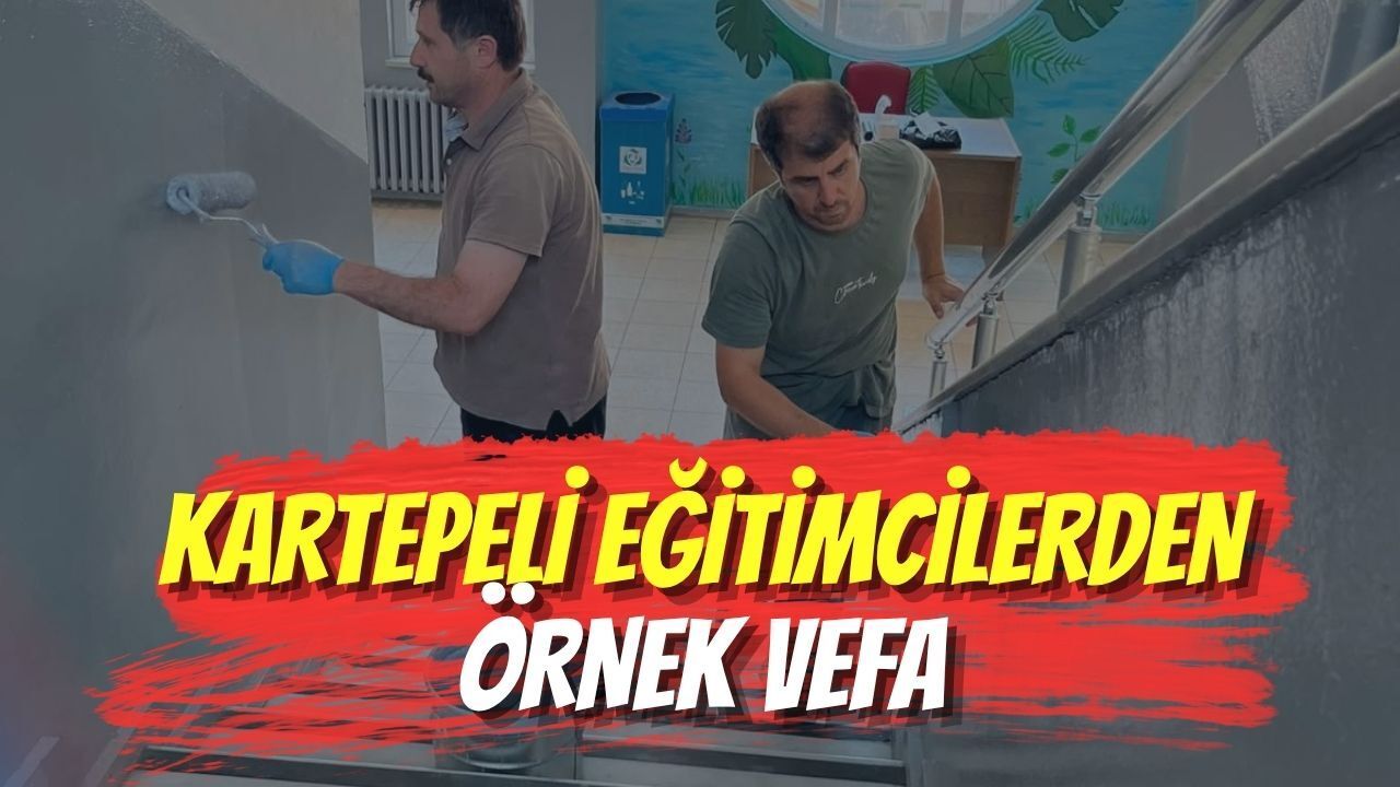 Kartepeli Eğitimcilerden Örnek Vefa