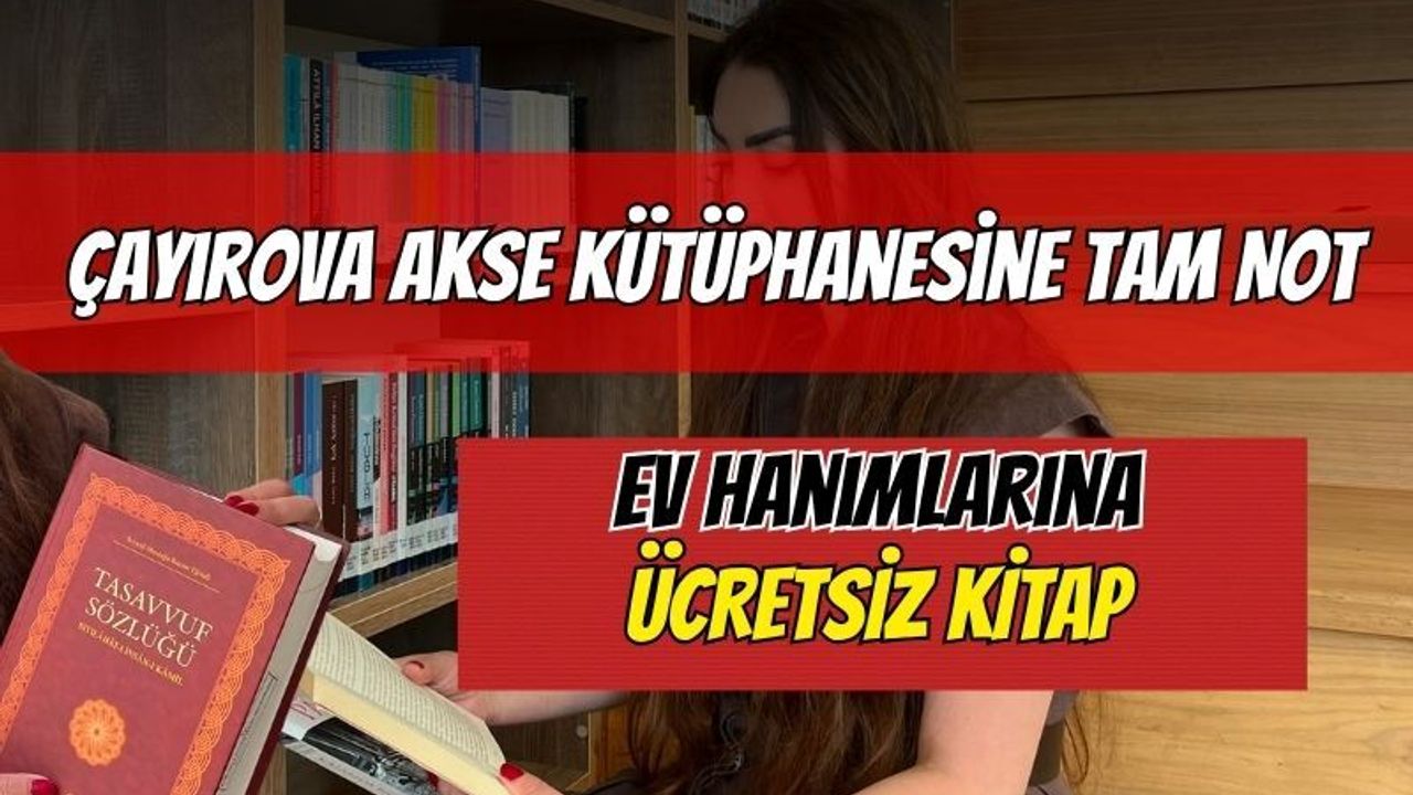 Akse’ye Kütüphane Desteği: Derya Taştan’dan Büyükşehir’e Teşekkür