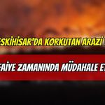 Gebze Eskihisar'da Korkutan Arazi Yangını: İtfaiye Zamanında Müdahale Etti!