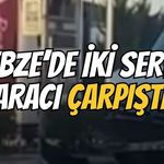 Gebze'de İki Servis Aracı Çarpıştı