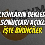 Milyonların Beklediği YKS Sonuçları Açıklandı: İşte Birinciler