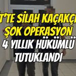 İzmit'te Silah Kaçakçısına Şok Operasyon: 4 Yıllık Hükümlü Tutuklandı