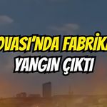 Dilovası'nda Fabrika Yangını