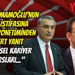 Ekrem İmamoğlu’nun CHP İstifasına Parti Yönetiminden Sert Yanıt: "Kişisel Kariyer Hırsları..."