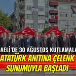 Kocaeli’de 30 Ağustos Kutlamaları Atatürk Anıtı’na Çelenk Sunumuyla Başladı